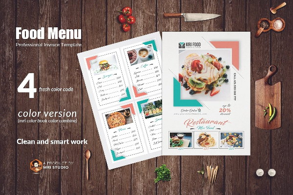 Food Truck Dinner Menu Templates