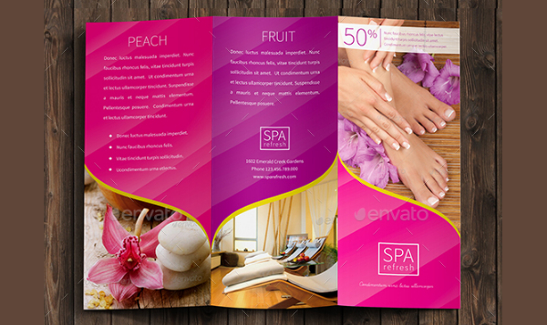 Perfect Spa Salon Brochure Template