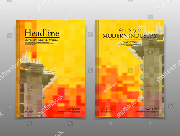 Abstract Construction Brochure Templates