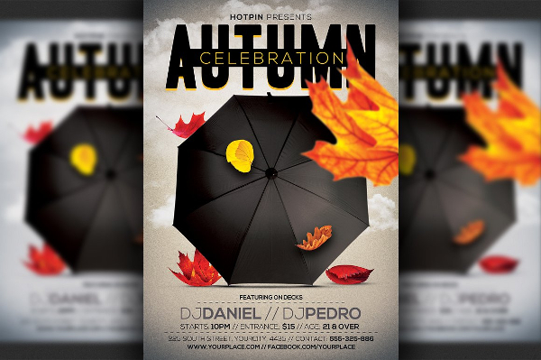 Best Autumn Party Flyer Templates