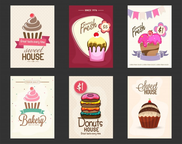 Big Collection Of Bakery Flyers