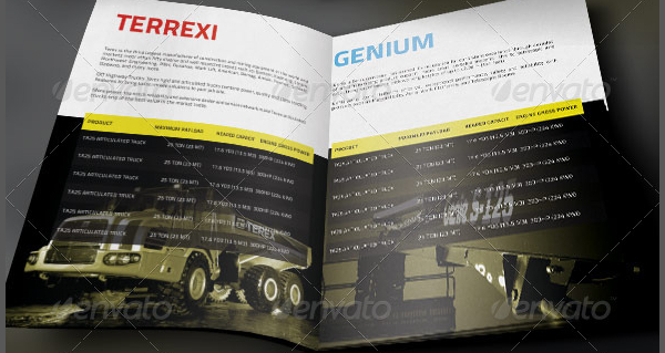 Construction Supply Brochure Template