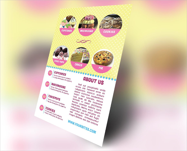 Cutie Treats Bakery Flyer Template