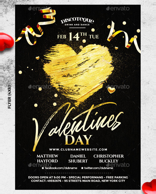 Creative Valentine Day Flyer Template