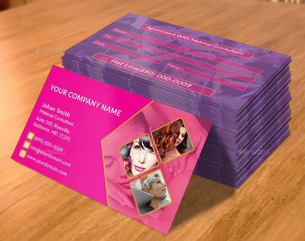 Printable Cosmetology Business Cards