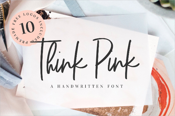 Fancy Pink Handwritten Fonts