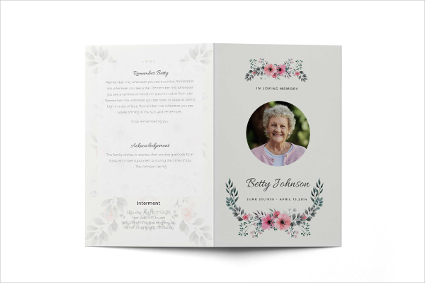 Funeral Services Environment Brochure Template
