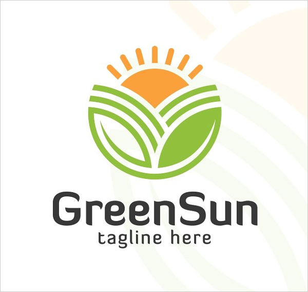 Perfect Farm Green Sun Logo