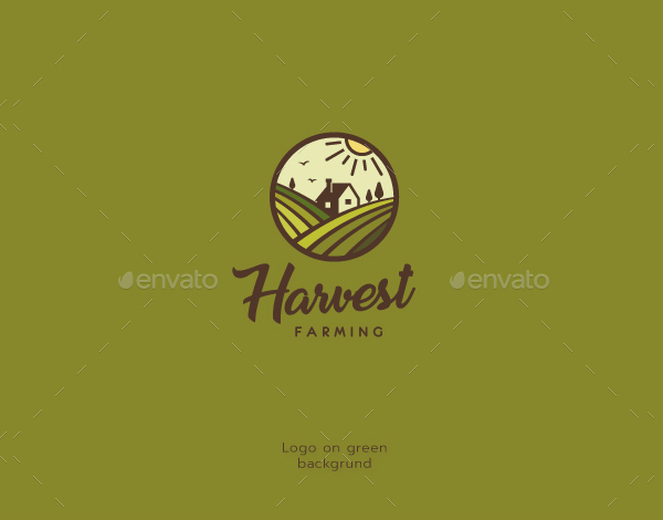 Harvest Farming Logo Template