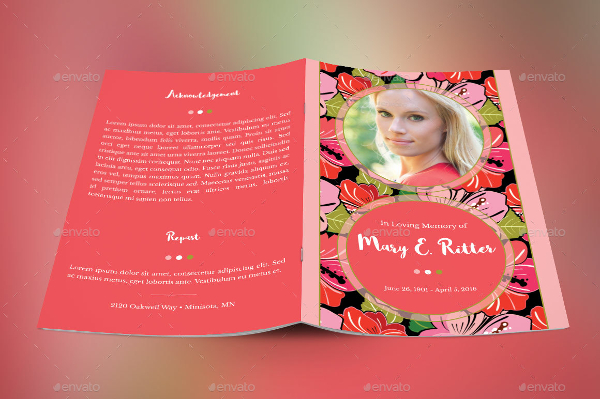 Hibiscus Funeral Services Brochure Template