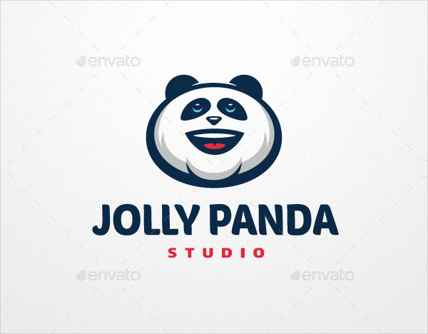 Jolly Panda Logo Template