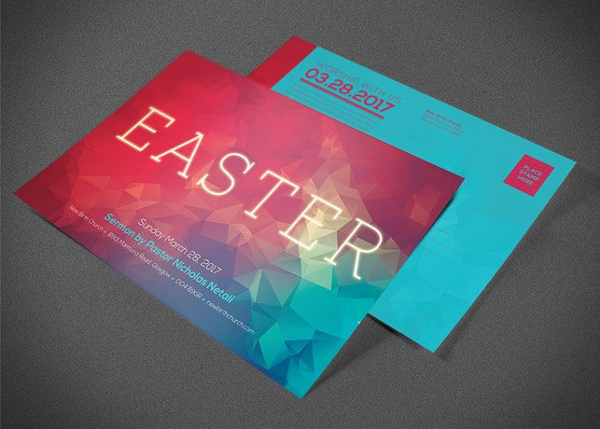 Modern Easter Church Flyer Template