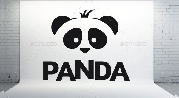 Panda Vector Logo Template