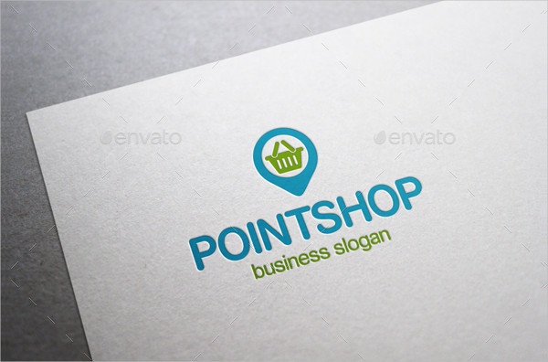 Point Shop Business Logo Template