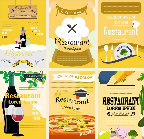 Free Set Of Restaurant Poster Downloads