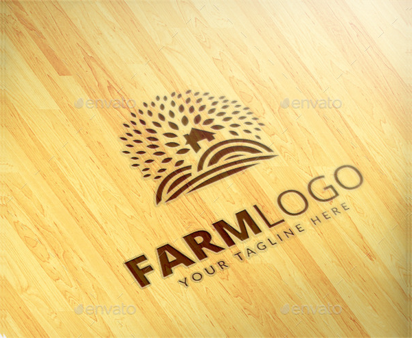 Simple Farm Logo Template