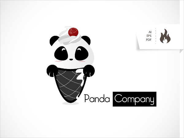 Simple Panda Logo Templates