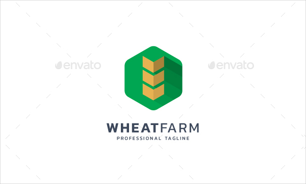 Wheat Farm Logo Template