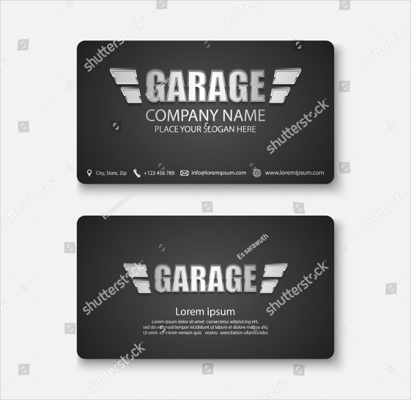 Clean Automotive Business Card Template