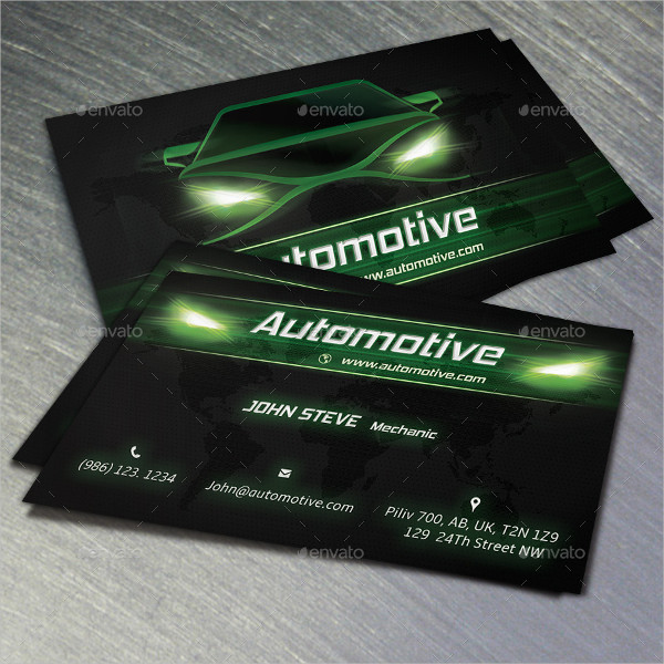 Automotive Business Cards Bundle