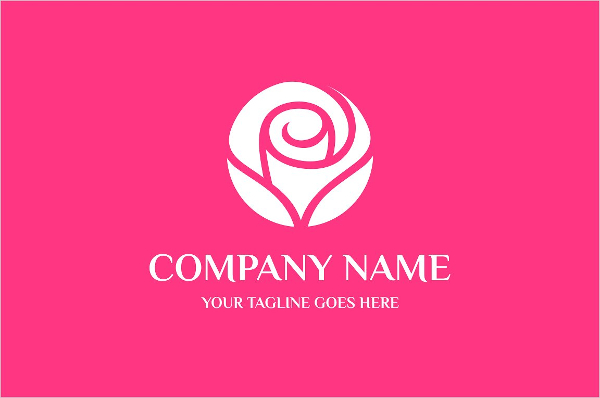 Beautiful Rose Logo Template