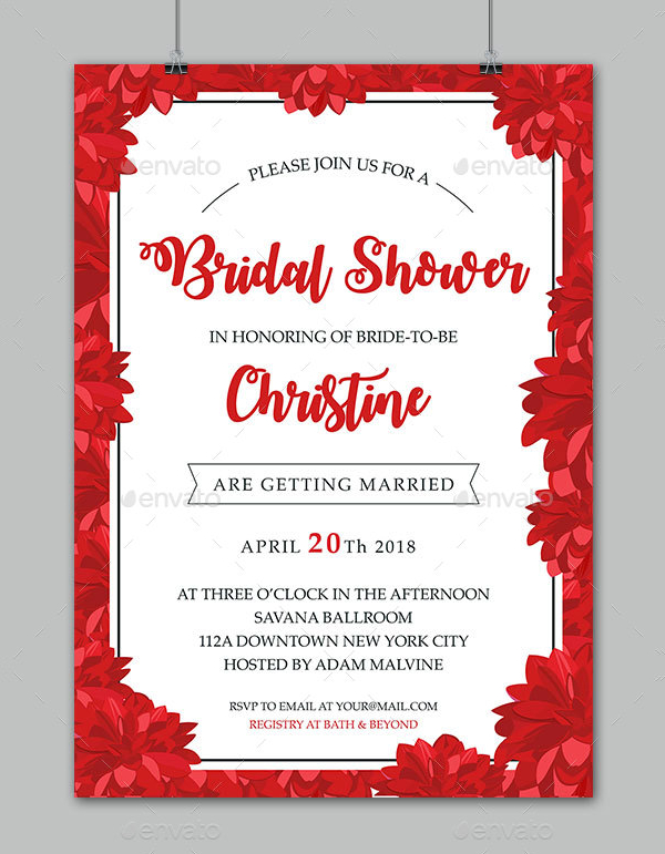 Best Bridal Shower Events Invitation Templates