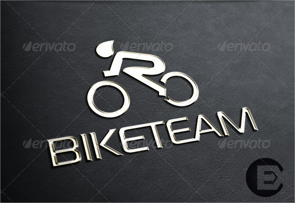 BikeTeam Photoshop Logo Template