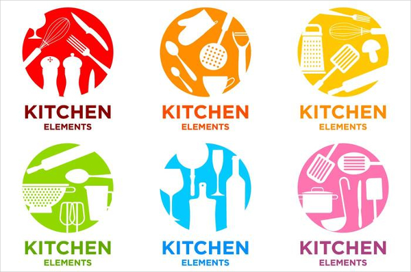 Bright Kitchen Vector Logos Free