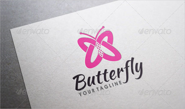 Butterfly Fashion Business Logo Template