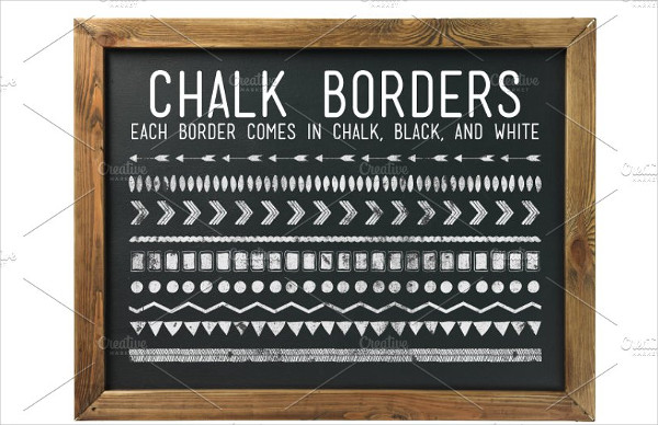 Chalkboard Borders Background