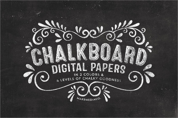 Chalkboard Digital Paper Background