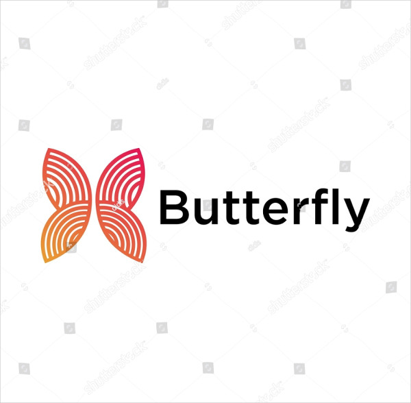 Classic Butterfly Vector Logo Design