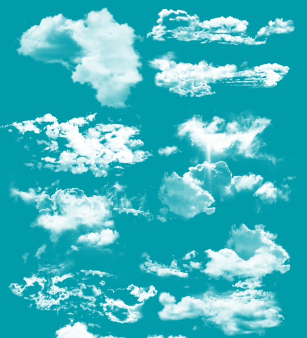 Cloud Brushes For Adobe Photoshop