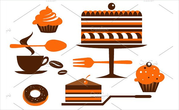 Coffee Pastry Icons