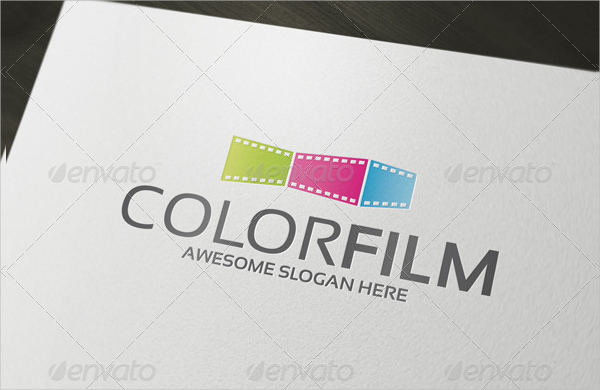 Color Film Vector Logo
