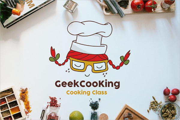 Cooking Geek Logo Template