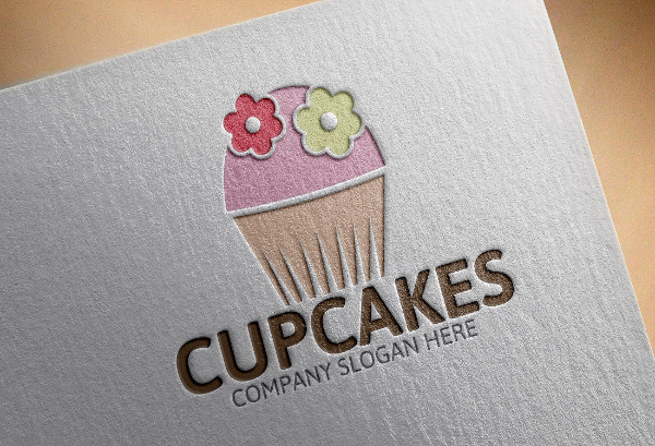 Cupcake Company Logo Template