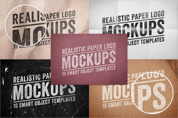 Custom Paper Logo Mockups Design