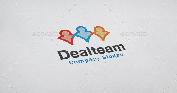 Fully Editable Team Deal Logo Template