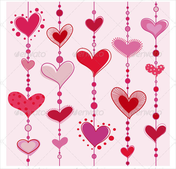 Decorative Hearts Pattern