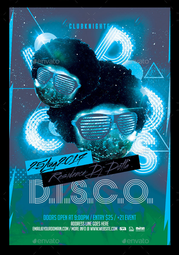 Disco Club Party Flyer Template