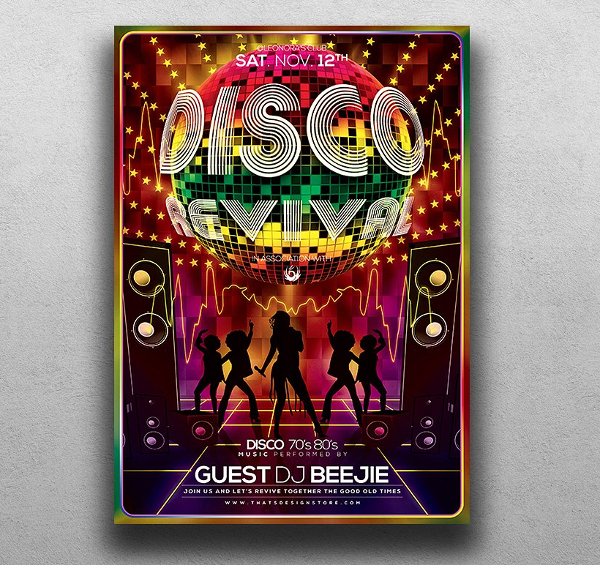 Disco Revival Flyer Template