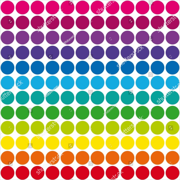 Dots Rainbow Pattern
