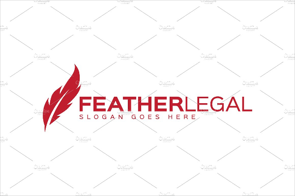 Feather Leagal Logo Template