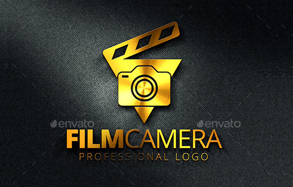 Film Camera Logo Template