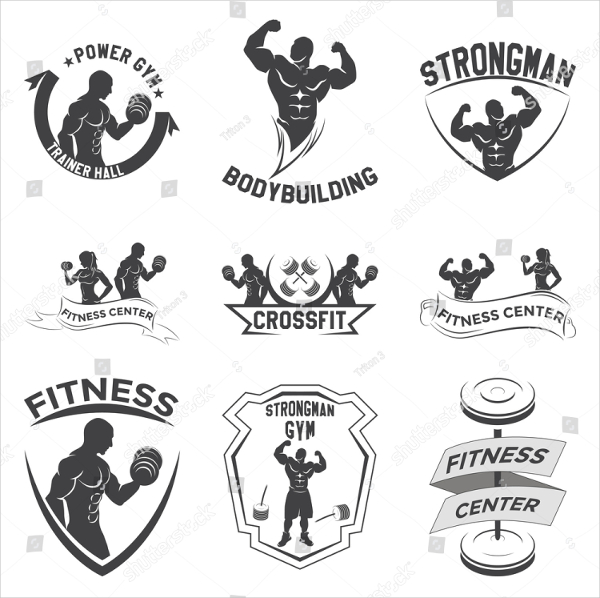 Fitness Emblems Logo Design