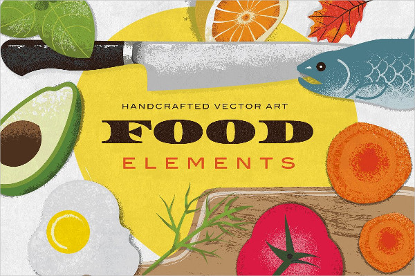 Food Elements Illustration