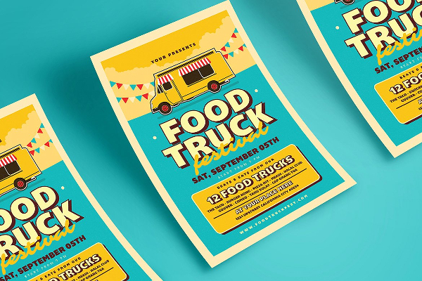Food Truck Event Flyer Template