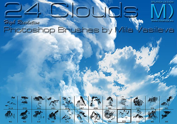 Free Download Clouds Brushes