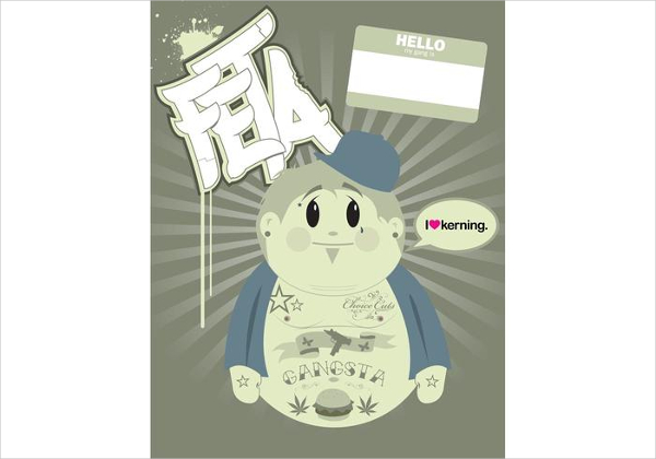 Free Download Hipster Poster Template